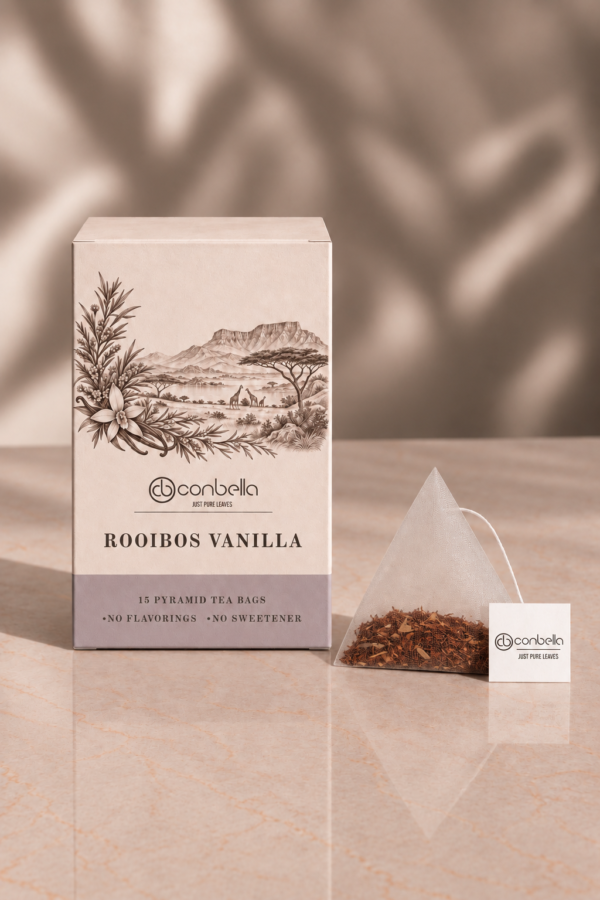 Rooibos Vanilla (Vanilyalı Rooibos Çayı-15’li Paket Piramit Çay)
