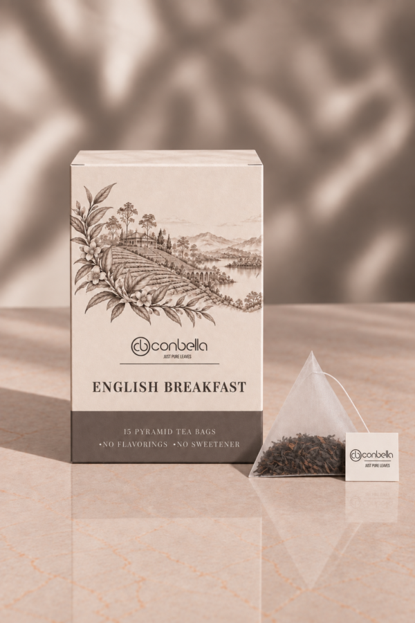 English Breakfast (Siyah Çay-15’li Paket Piramit Çay)