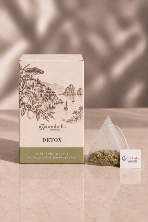 Detox Tea (Detoks Etkili Arındırıcı Bitki Çayı-15’li Paket Piramit Çay)